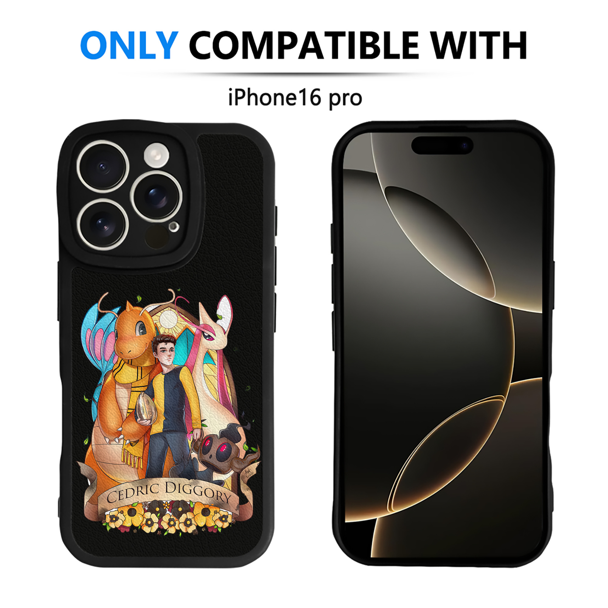 （画像用） Harry Potter ハリー・ポッターシリーズ 【iPhone 16シリーズ対応】シリコンスマホケース（レザー調） 材質：シリコン